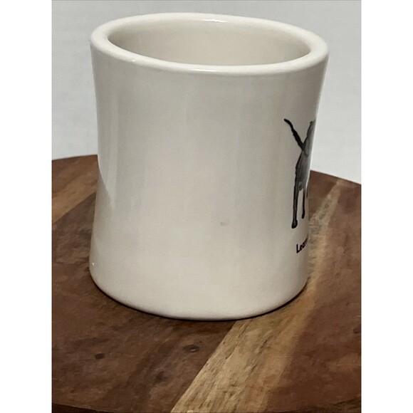 Bad Dog Wisdom Diner Style Coffee Mug Learn To Bluff Humor Funny - Picture 2 of 6